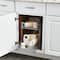 Household Essentials Glidez Chrome 2-Tier Cabinet Organizer